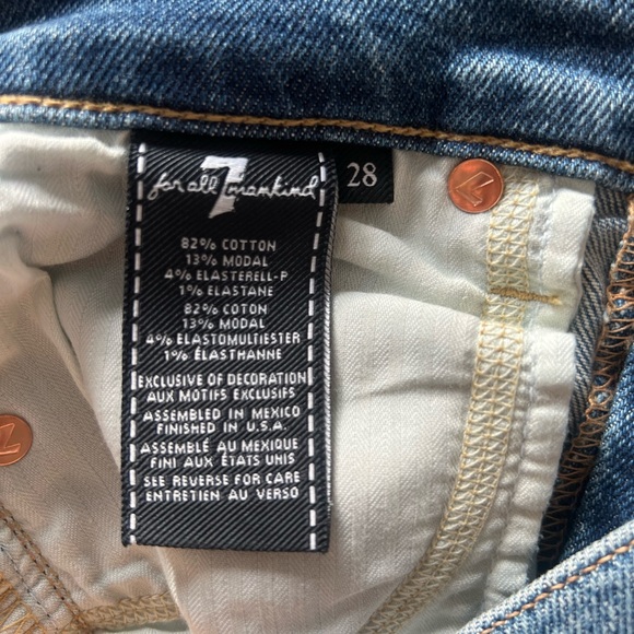 7 For All Mankind Luxe Vintage Sequin Jeans in Muse - Picture 4 of 5
